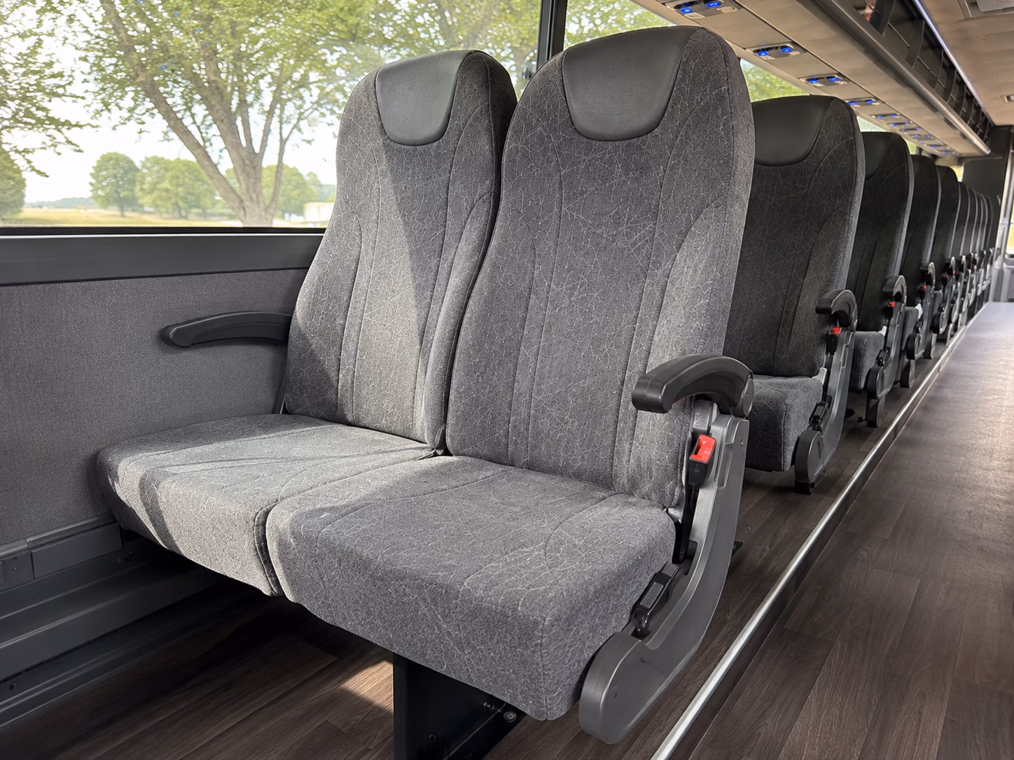 edina charter bus rental inside