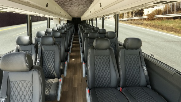 burnsville 15 passenger minibus inside