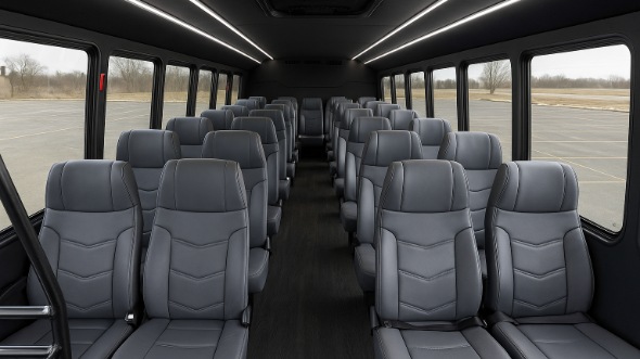 burnsville 18 passenger minibus inside