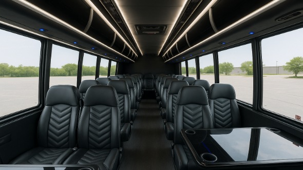 burnsville 30 passenger minibus inside