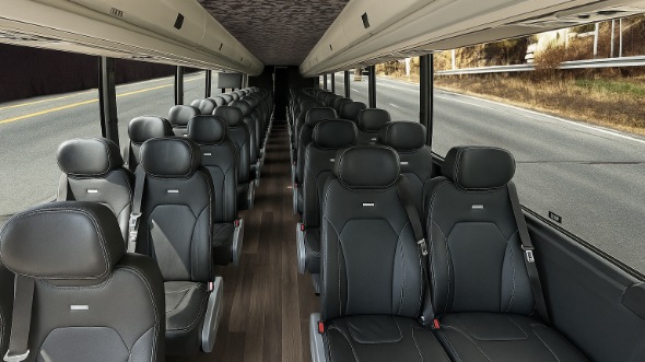 burnsville 35 passenger minibus inside